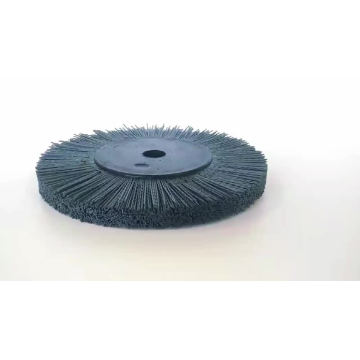 Brosse à manche de roue abrasive en nylon